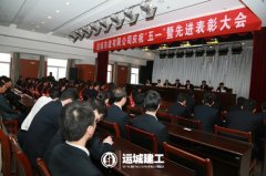 <b>公司召開慶?！拔逡弧濒邉谀Ｏ冗M表彰大會</b>
